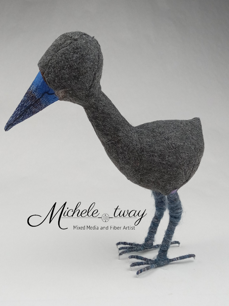 A behind the scenes look at the base form of Michele Tway's bird sculpture Phyllis.